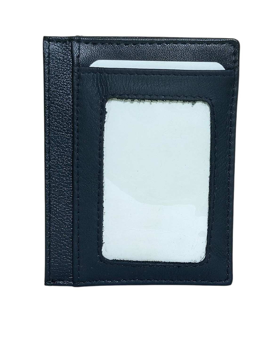 Genuine Leather Credit Card Holder (Red)